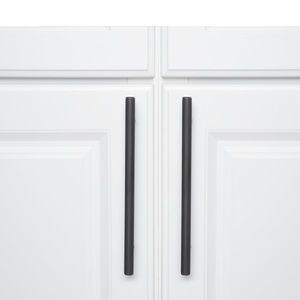 Amazon Basics Euro Bar Cabinet Handle Oil Rubbed Bronze, 10-Pack